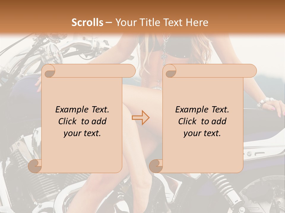Model Black Custom PowerPoint Template