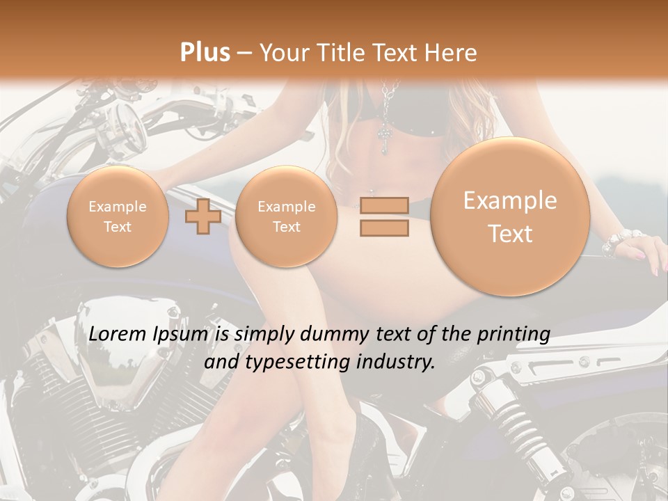 Model Black Custom PowerPoint Template