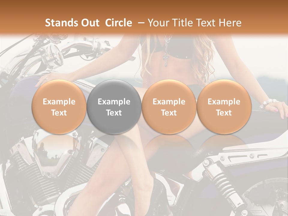 Model Black Custom PowerPoint Template