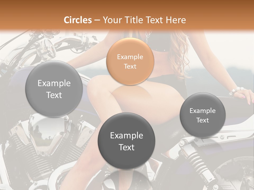 Model Black Custom PowerPoint Template