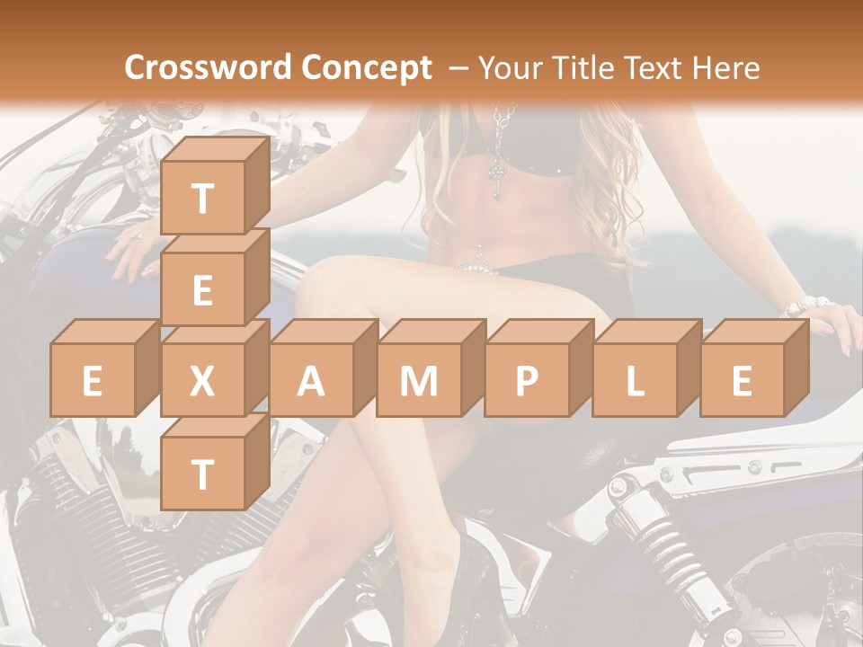 Model Black Custom PowerPoint Template