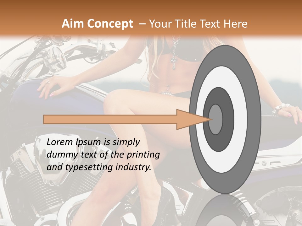 Model Black Custom PowerPoint Template