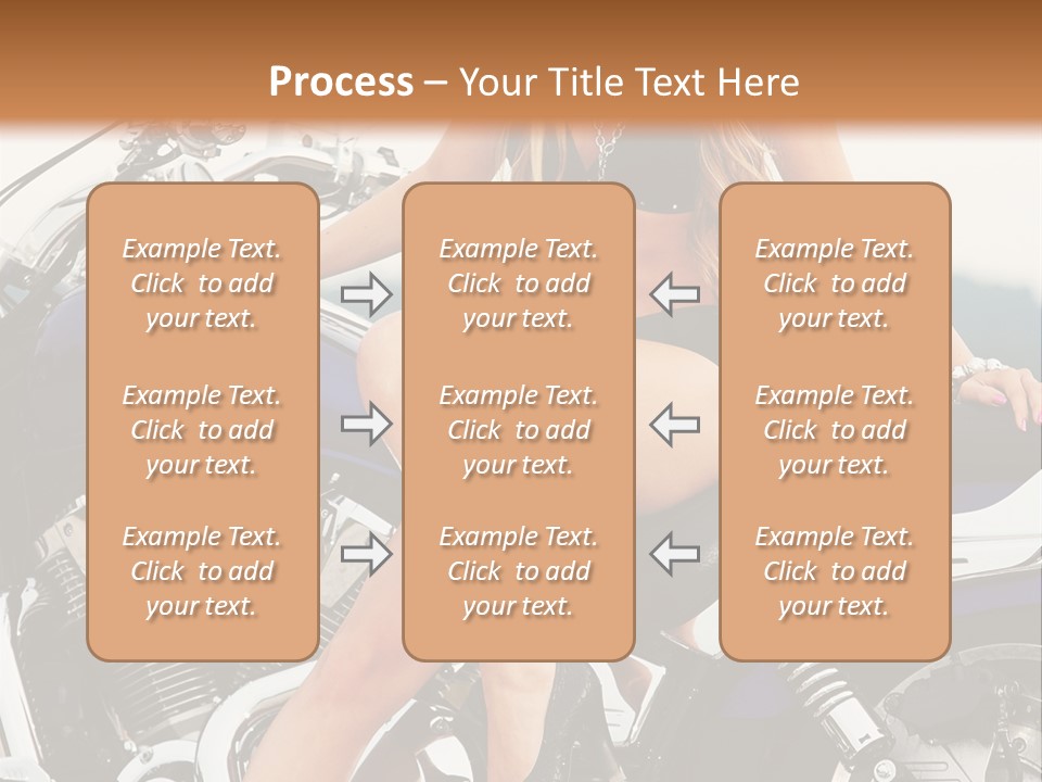Model Black Custom PowerPoint Template