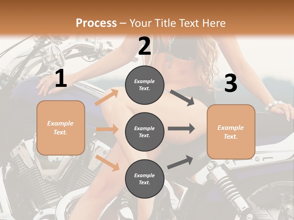 Model Black Custom PowerPoint Template