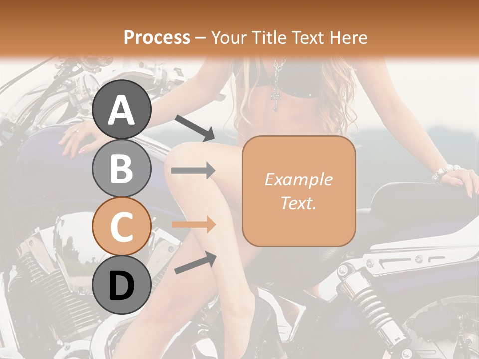 Model Black Custom PowerPoint Template