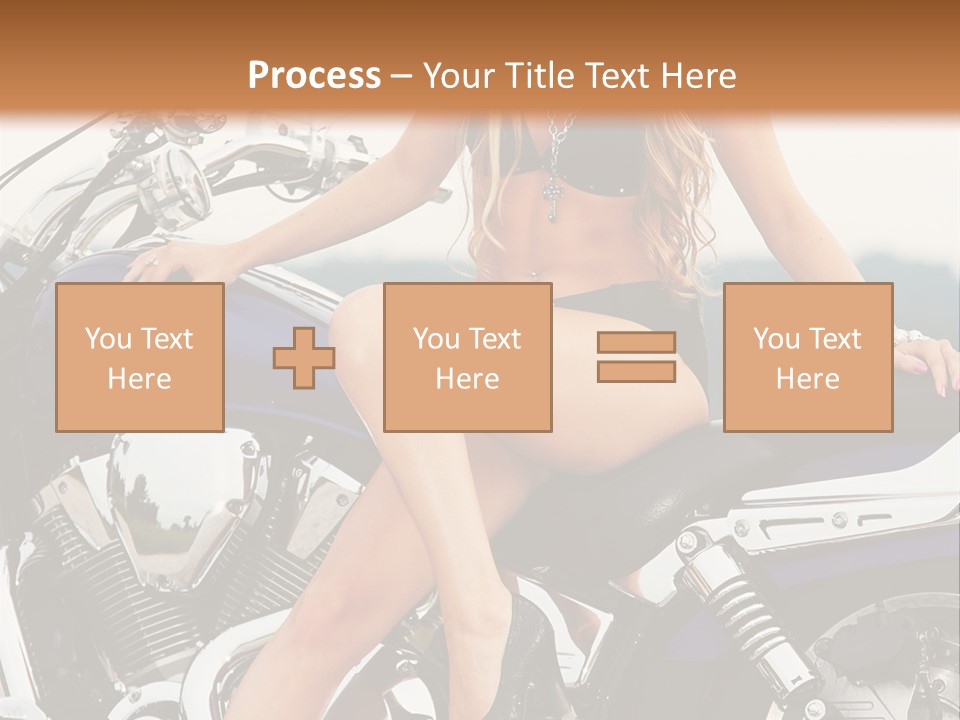 Model Black Custom PowerPoint Template