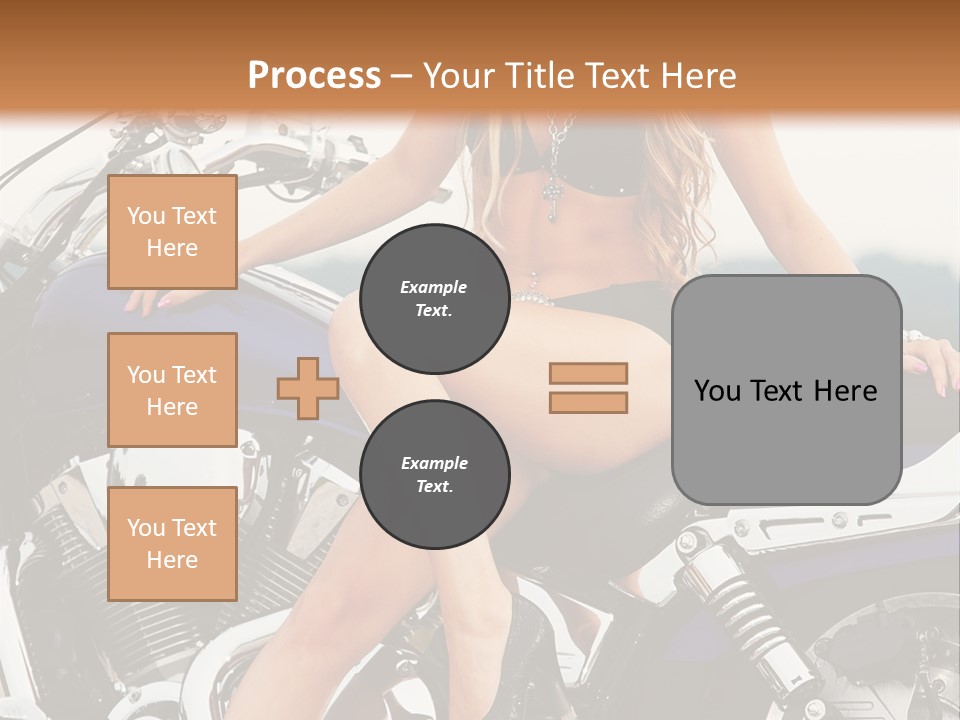 Model Black Custom PowerPoint Template