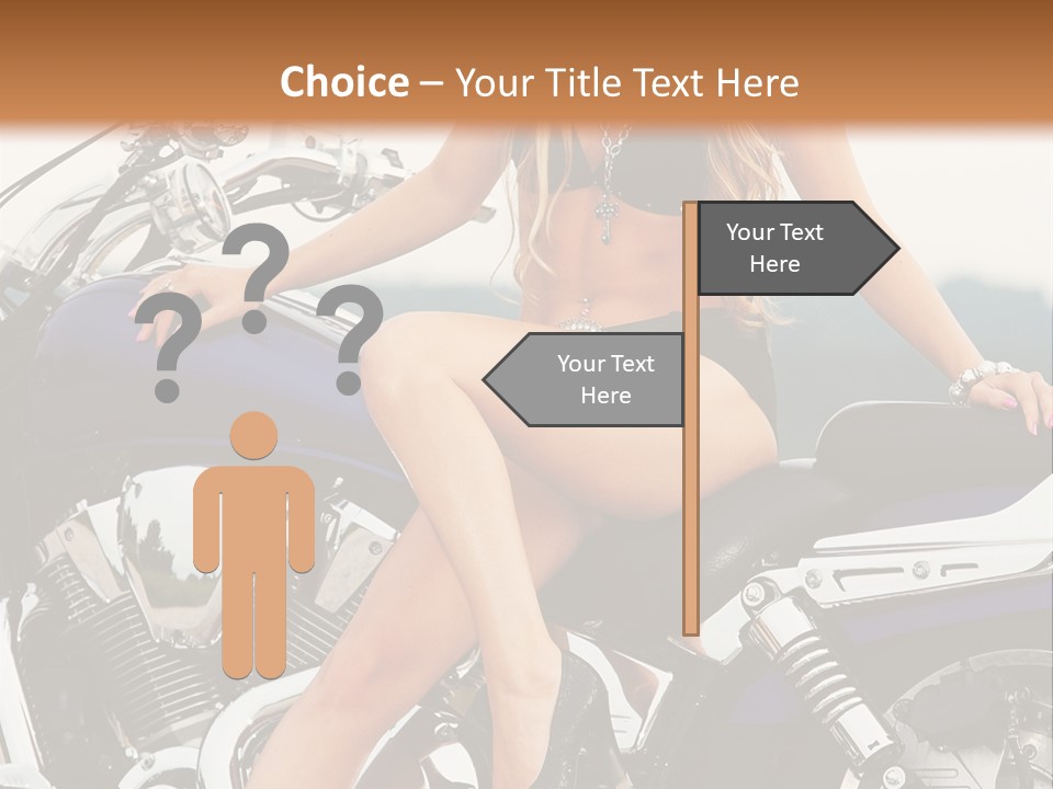 Model Black Custom PowerPoint Template