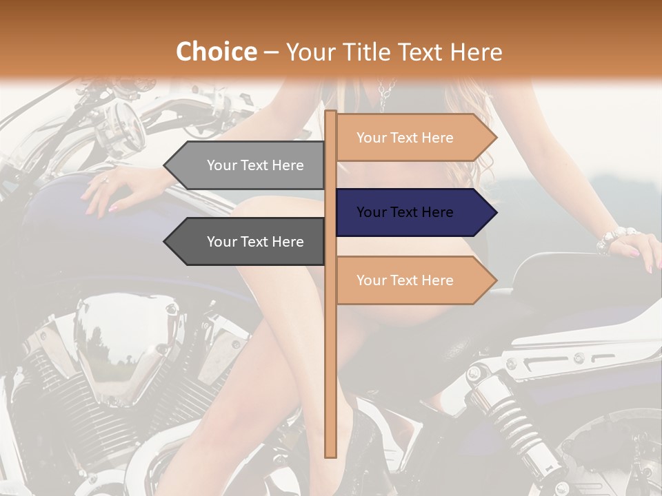 Model Black Custom PowerPoint Template