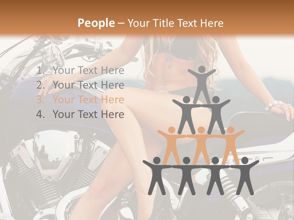 Model Black Custom PowerPoint Template