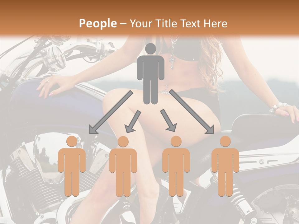 Model Black Custom PowerPoint Template