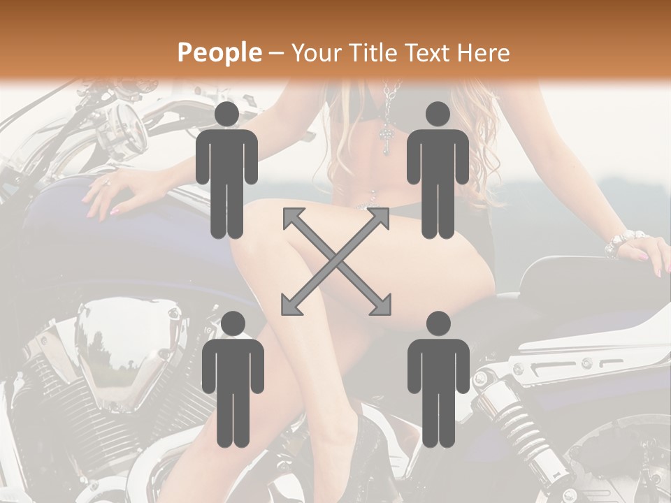 Model Black Custom PowerPoint Template