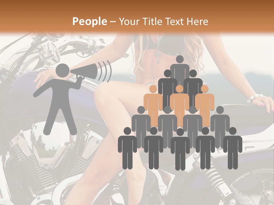 Model Black Custom PowerPoint Template