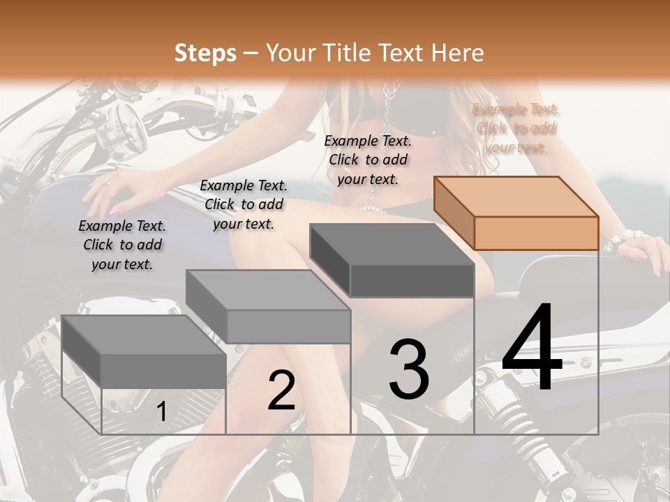 Model Black Custom PowerPoint Template
