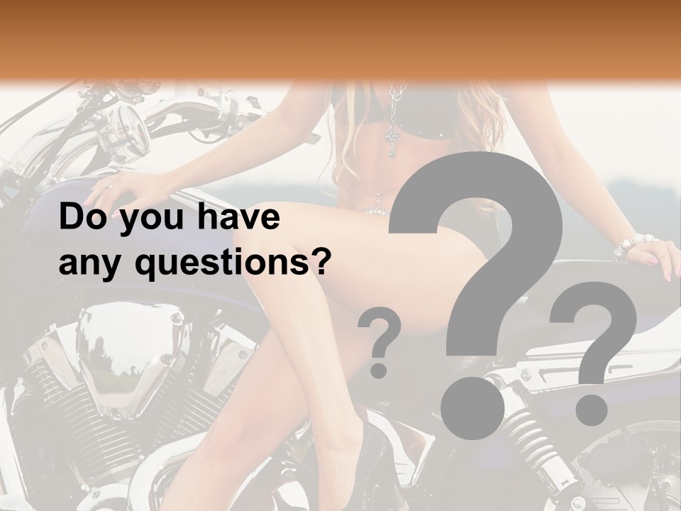 Model Black Custom PowerPoint Template