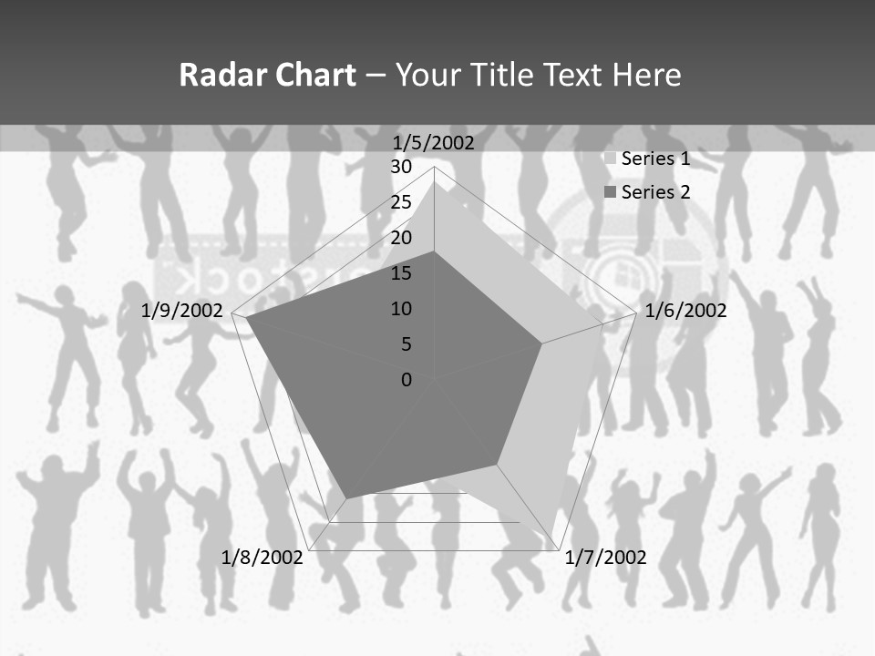 A Group Of People Silhouettes On A White Background PowerPoint Template