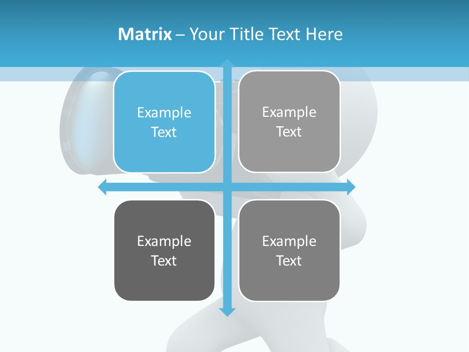 Camera Lens Character PowerPoint Template