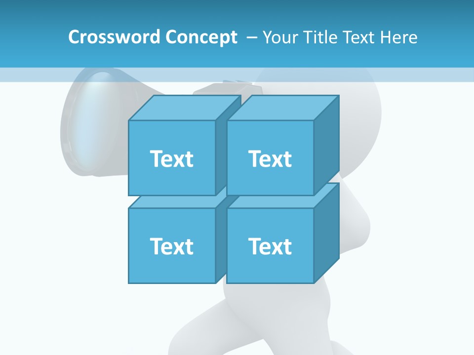 Camera Lens Character PowerPoint Template