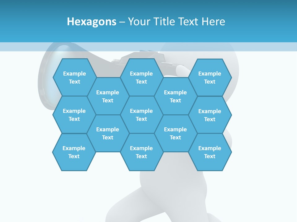 Camera Lens Character PowerPoint Template
