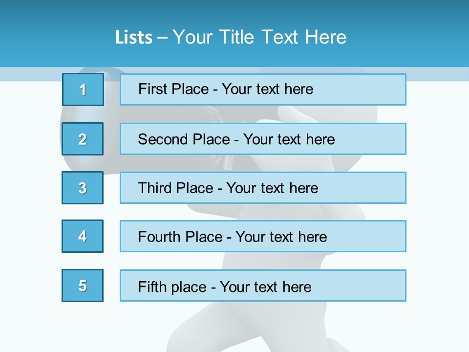 Camera Lens Character PowerPoint Template