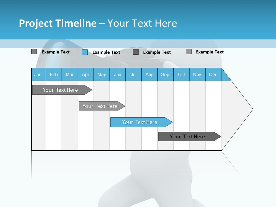 Camera Lens Character PowerPoint Template