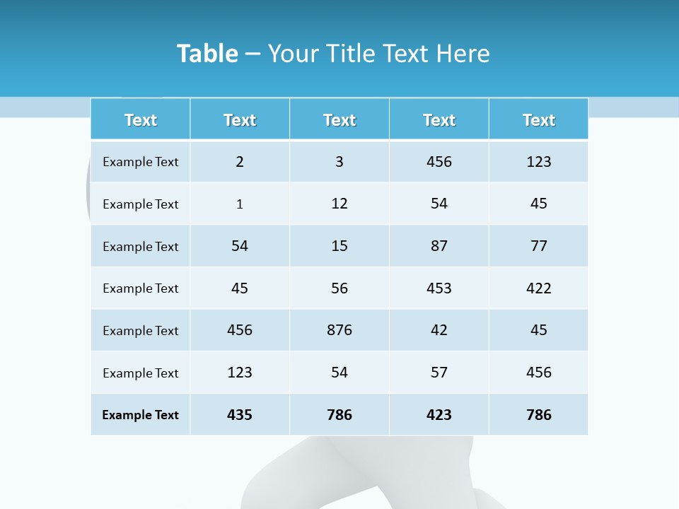 Camera Lens Character PowerPoint Template
