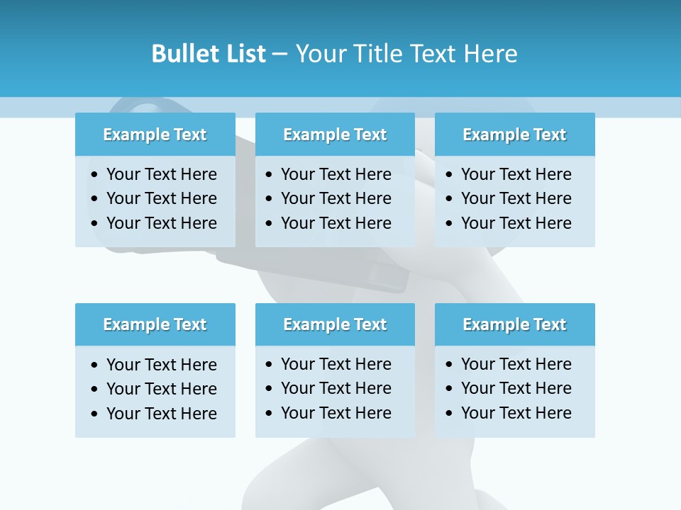 Camera Lens Character PowerPoint Template