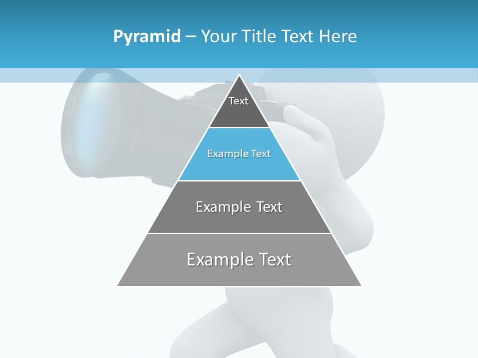Camera Lens Character PowerPoint Template