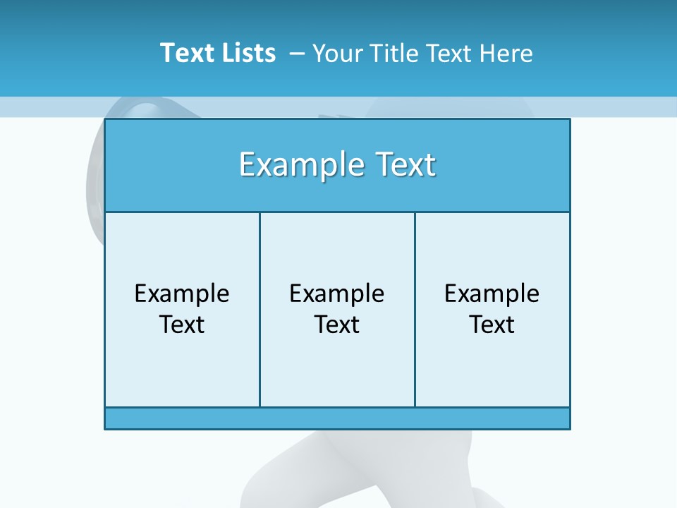 Camera Lens Character PowerPoint Template
