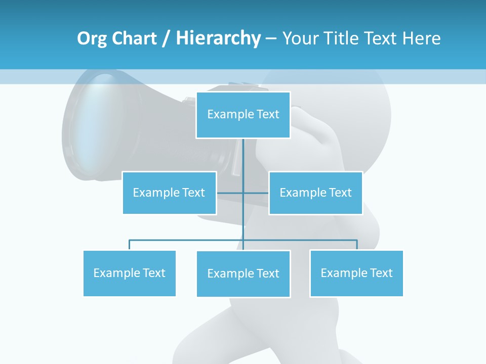 Camera Lens Character PowerPoint Template