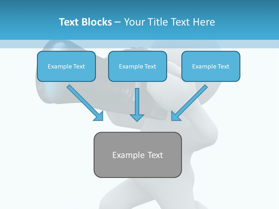 Camera Lens Character PowerPoint Template