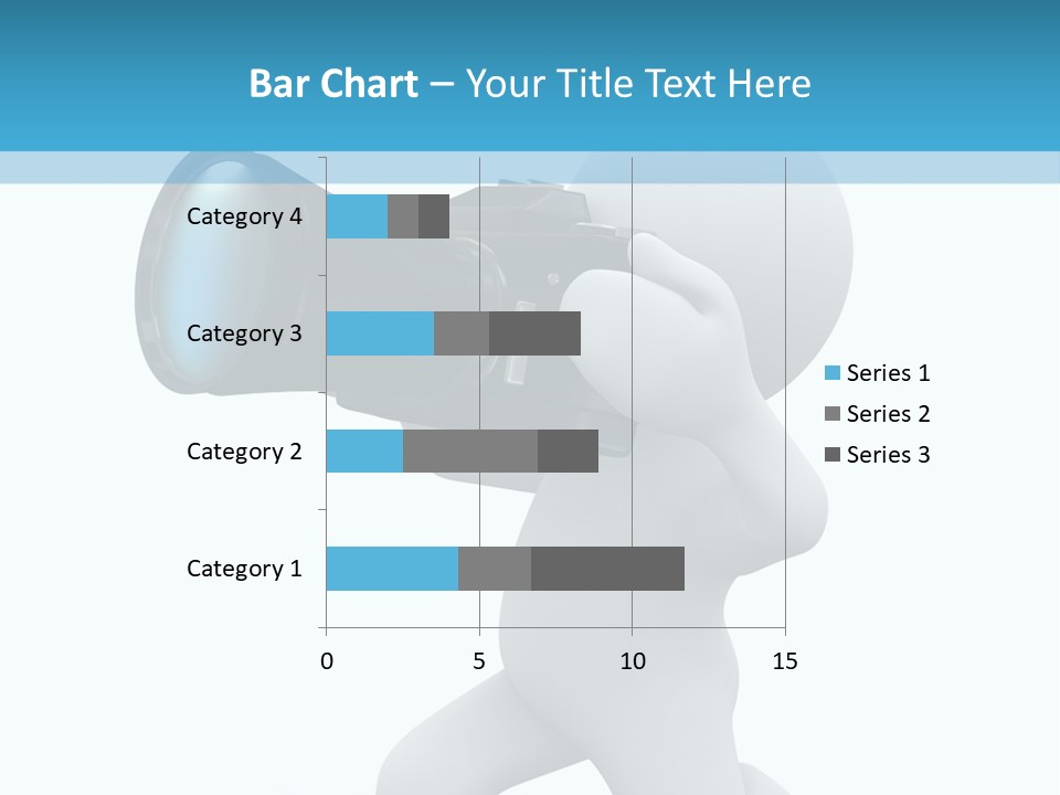 Camera Lens Character PowerPoint Template