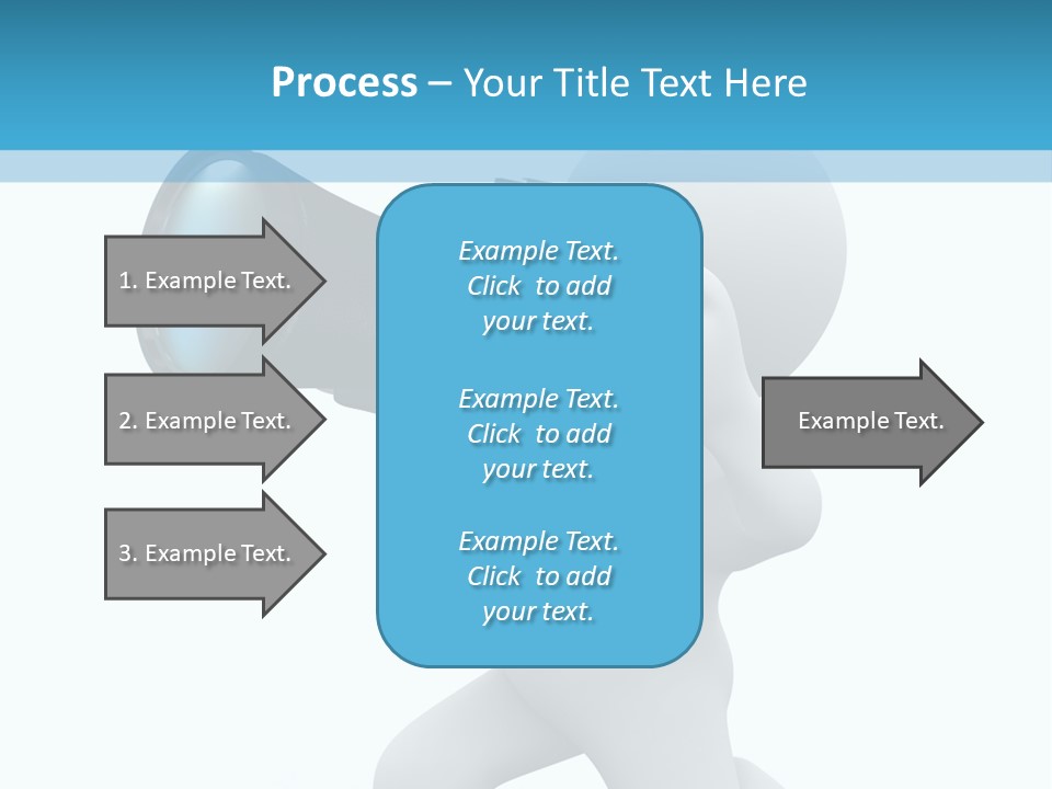 Camera Lens Character PowerPoint Template