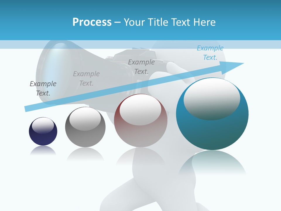 Camera Lens Character PowerPoint Template
