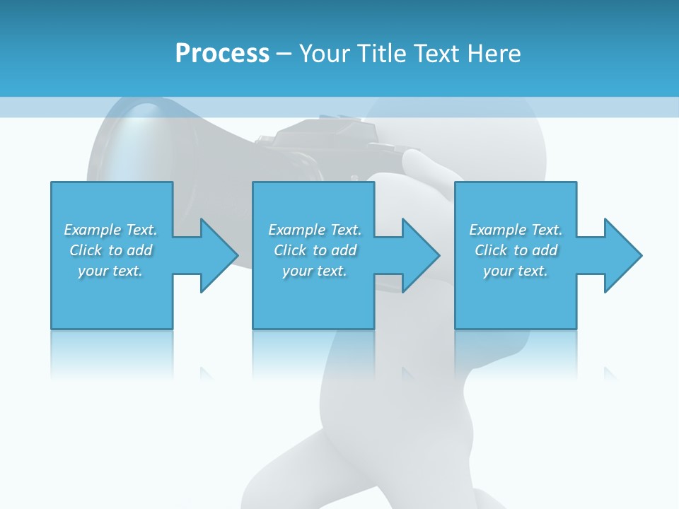 Camera Lens Character PowerPoint Template