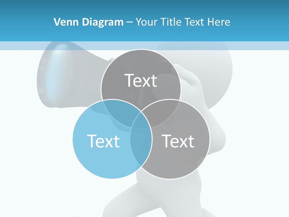 Camera Lens Character PowerPoint Template