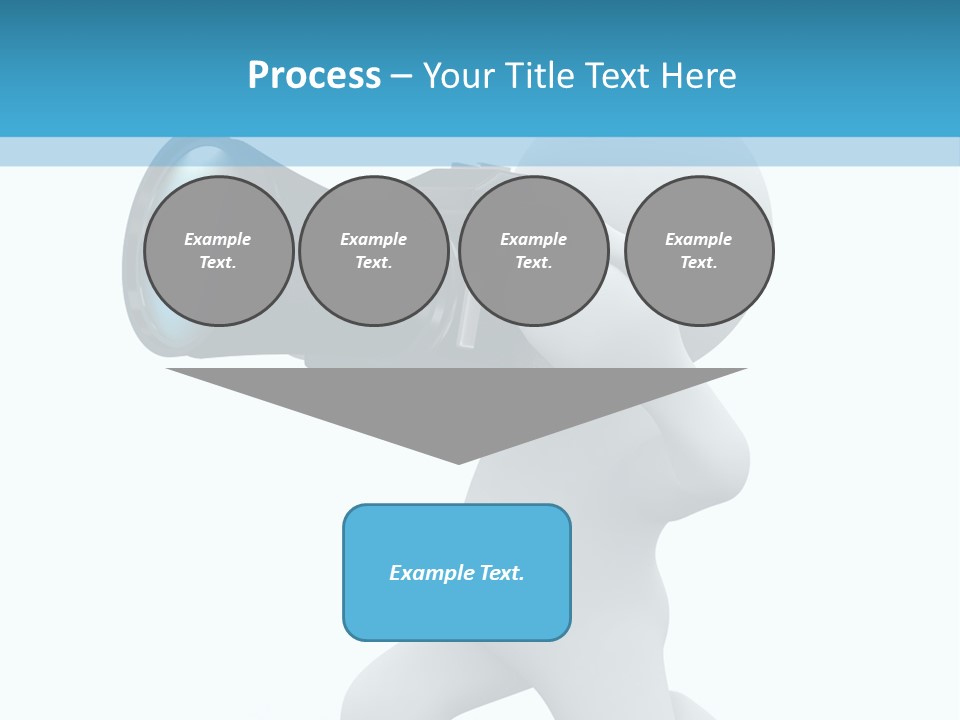 Camera Lens Character PowerPoint Template