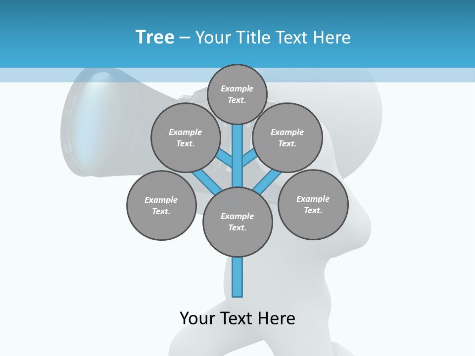 Camera Lens Character PowerPoint Template