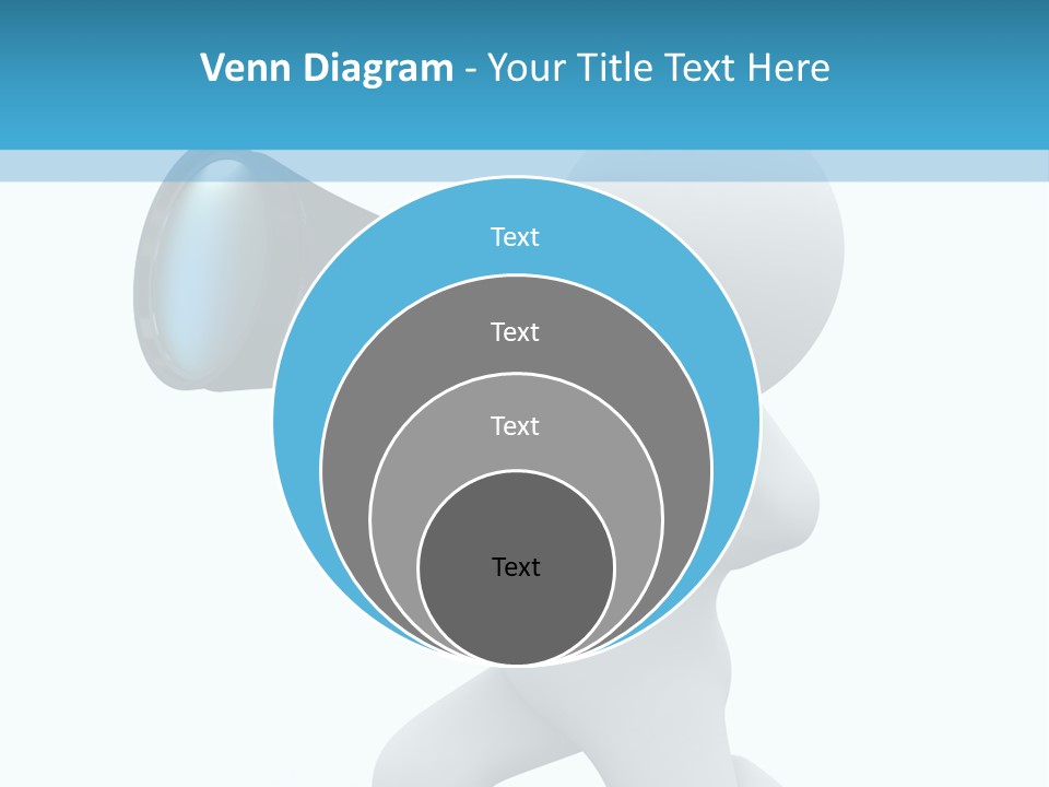 Camera Lens Character PowerPoint Template