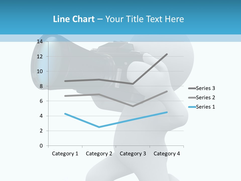 Camera Lens Character PowerPoint Template