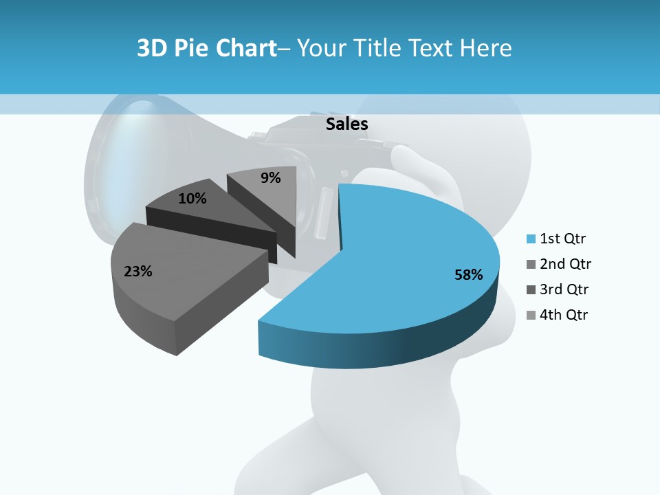 Camera Lens Character PowerPoint Template