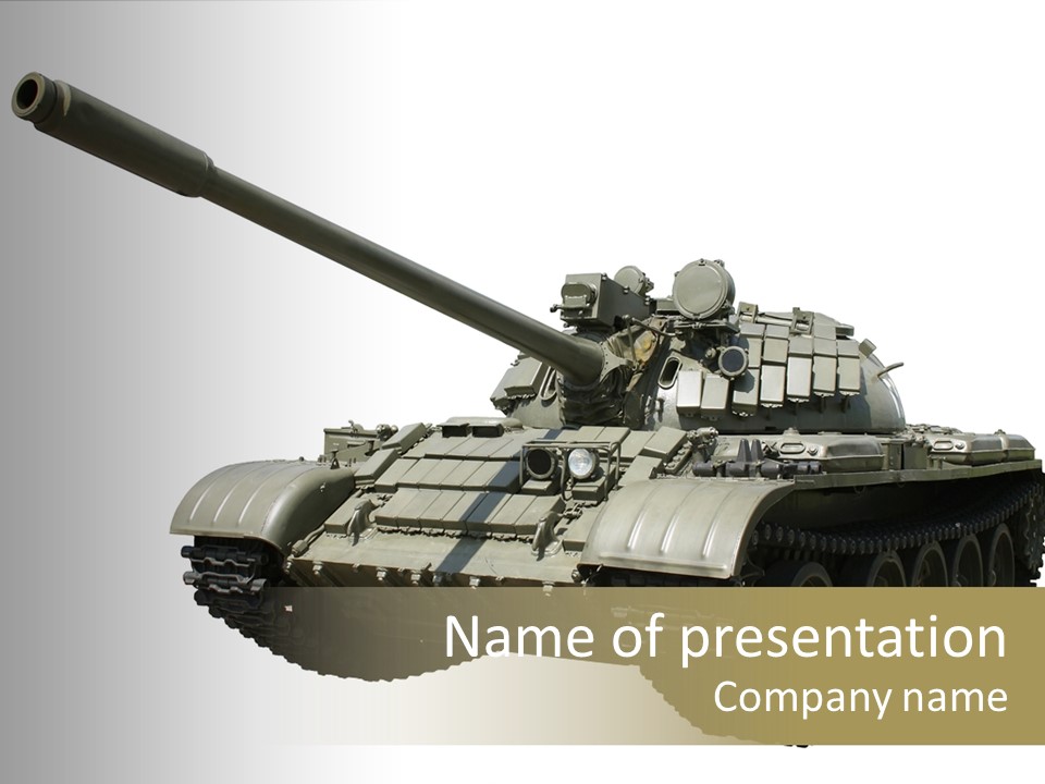 Military View Camouflage PowerPoint Template