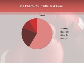 Red Fist Hit PowerPoint Template