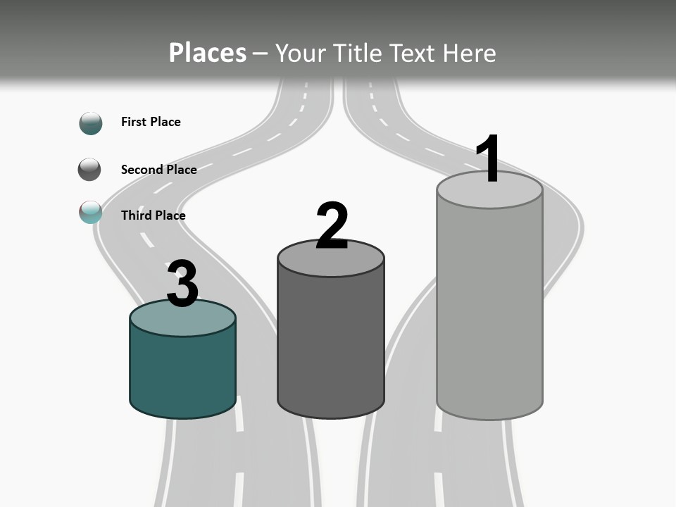 Straddle Dodge Double PowerPoint Template