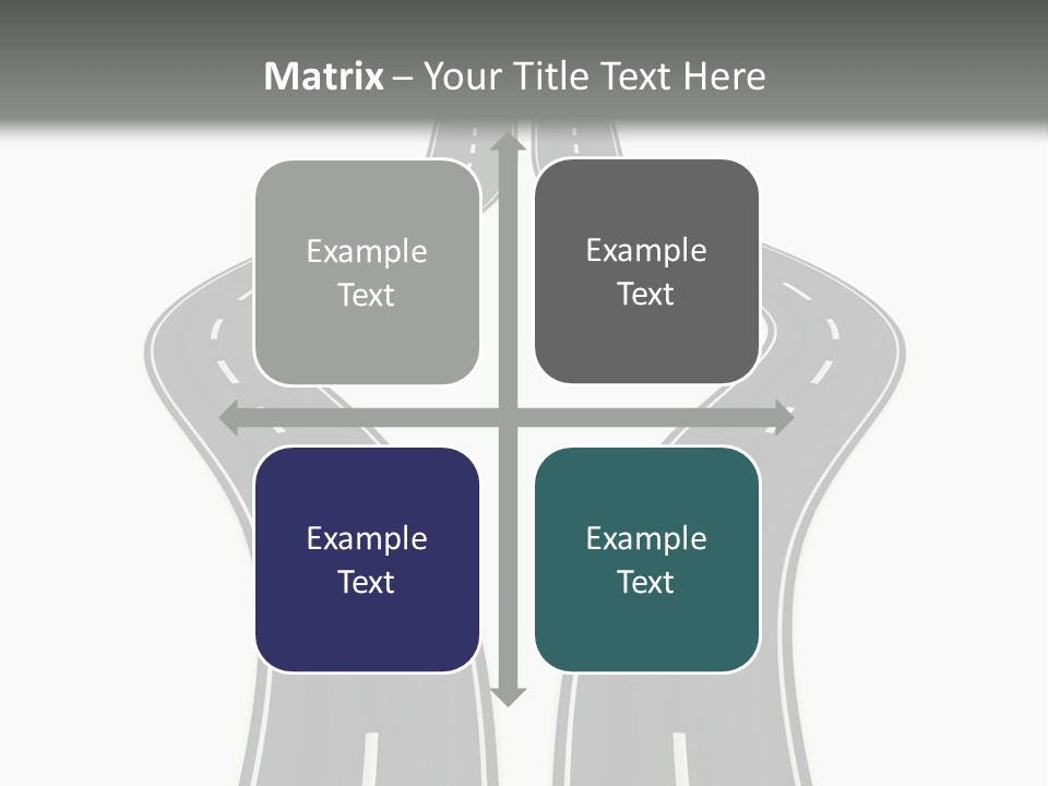 Straddle Dodge Double PowerPoint Template