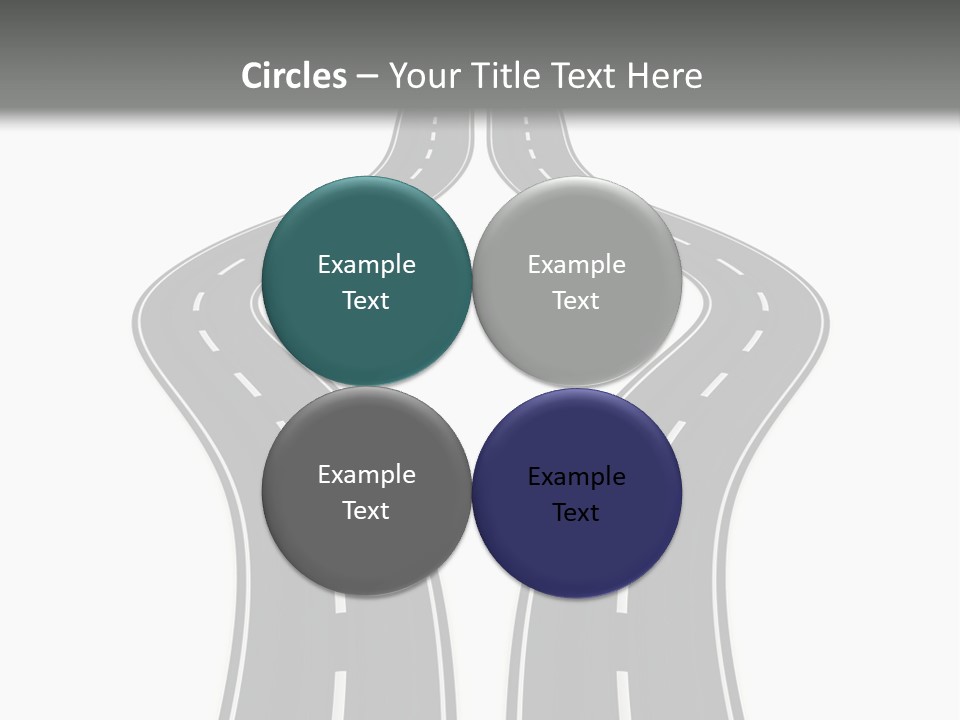 Straddle Dodge Double PowerPoint Template