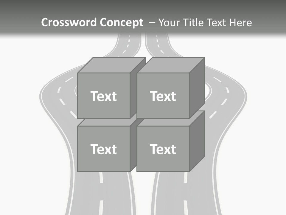 Straddle Dodge Double PowerPoint Template