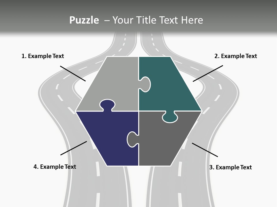 Straddle Dodge Double PowerPoint Template