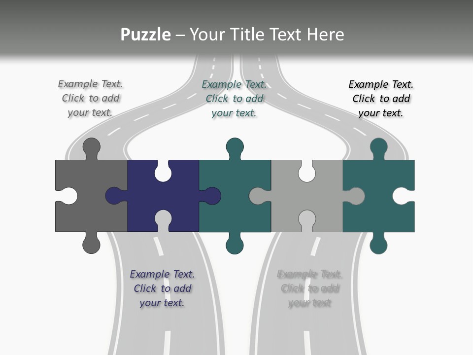 Straddle Dodge Double PowerPoint Template