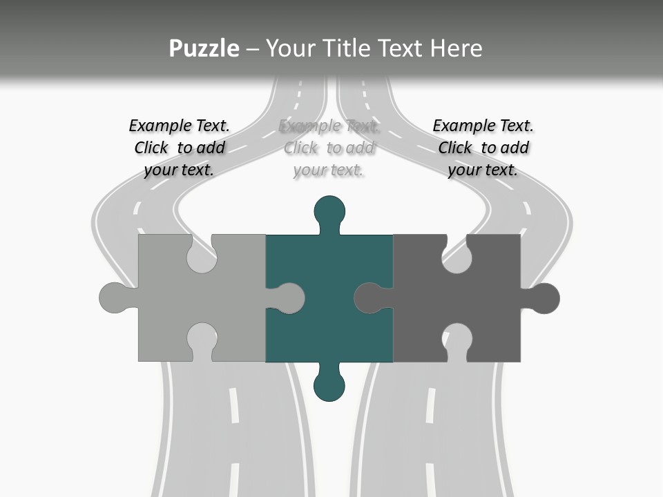 Straddle Dodge Double PowerPoint Template